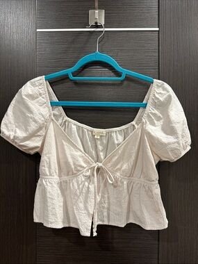 L.A. Hearts Babydoll Tie Front Top